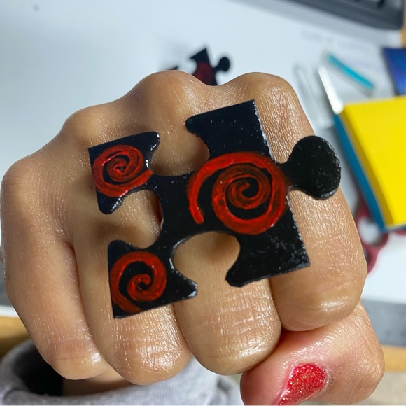 Bundle, Two (2) Rings Jigsaw Saw Horror Movie Franchise - Picture 2 of 7